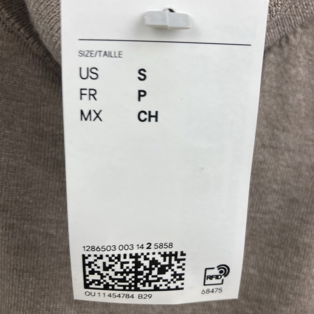 H&M Men's Sweater Size Small Taupe NWT - Picture 9 of 10